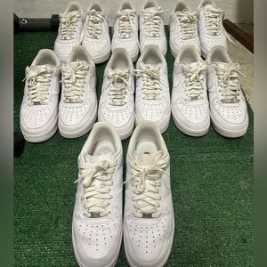 USED White Nike Air Force 1’ each pair for $20